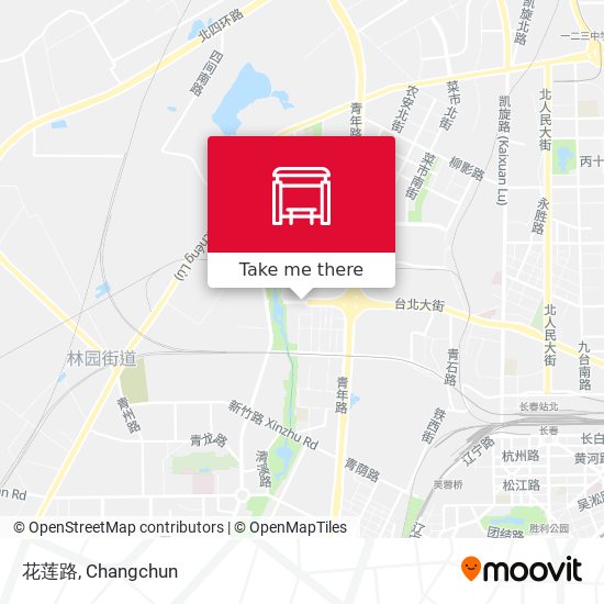 花莲路 map