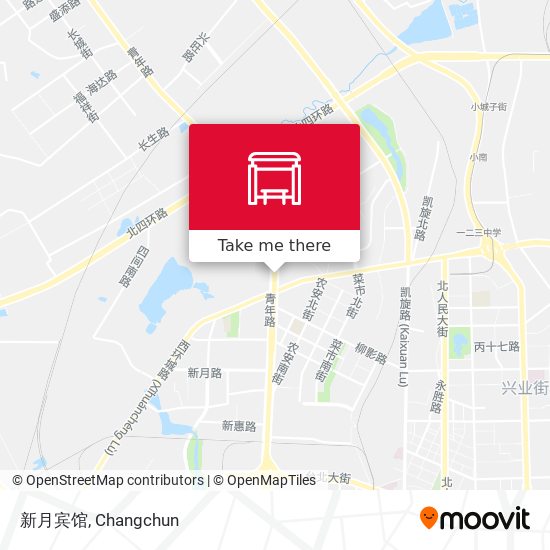 新月宾馆 map