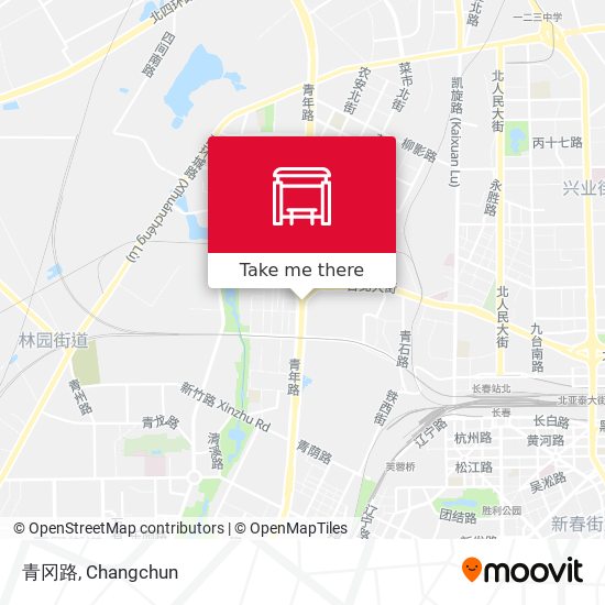 青冈路 map