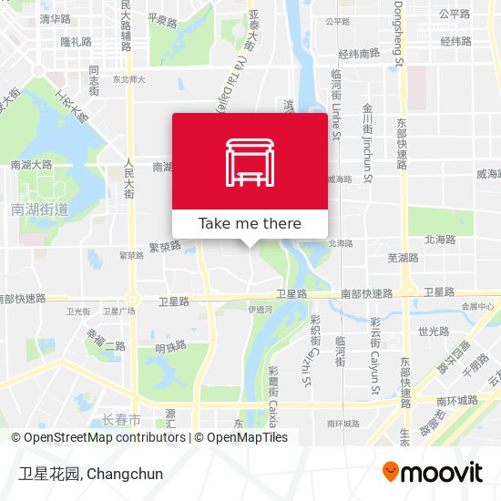 卫星花园 map