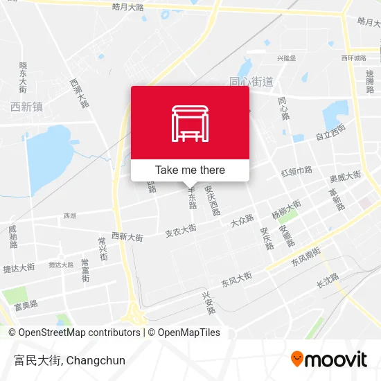 富民大街 map