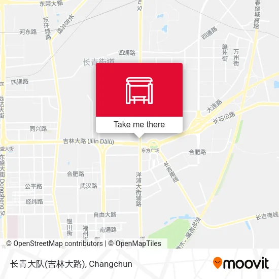 长青大队(吉林大路) map