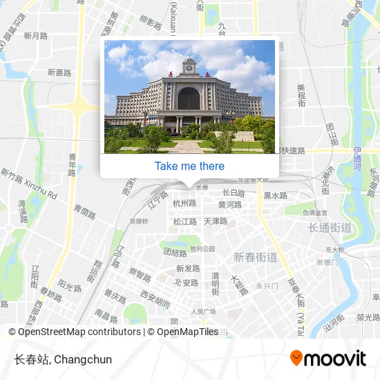 长春站 map