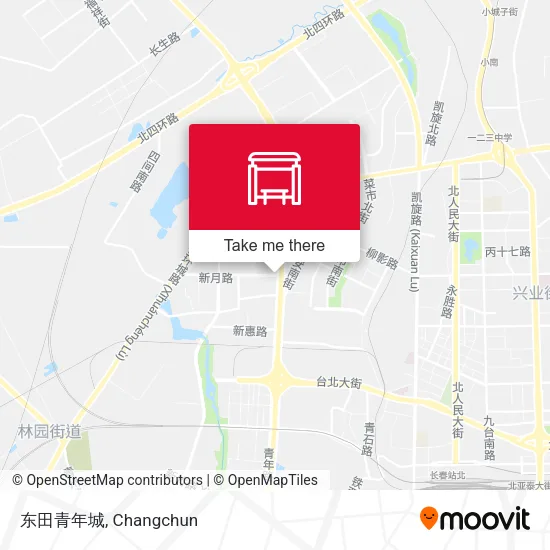 东田青年城 map