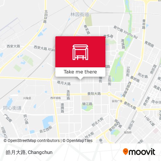 皓月大路 map