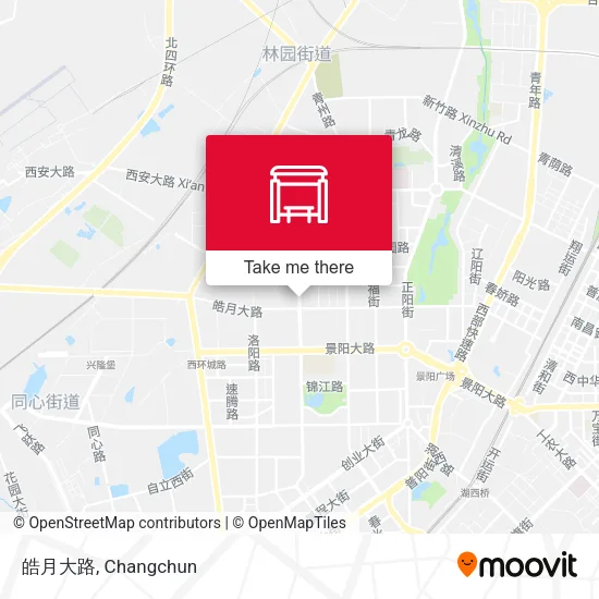 皓月大路 map