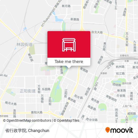 省行政学院 map