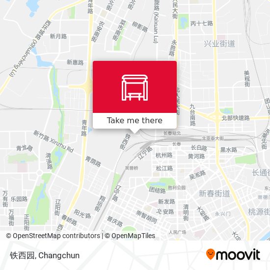 铁西园 map