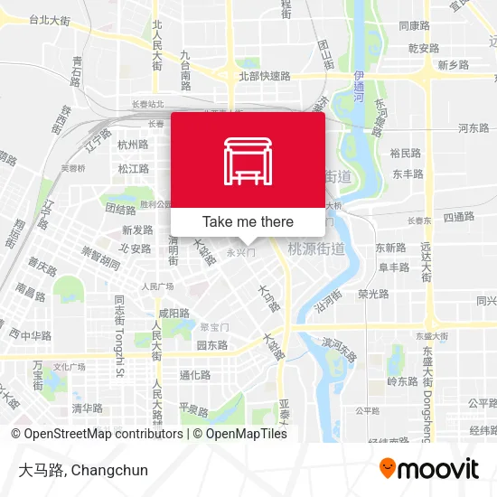 大马路 map