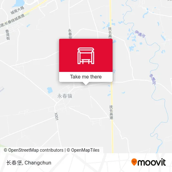 长春堡 map