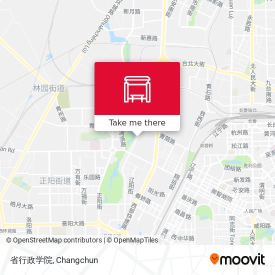 省行政学院 map