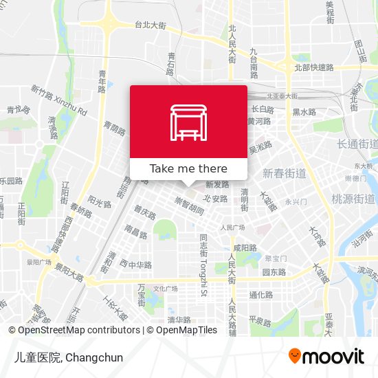 儿童医院 map