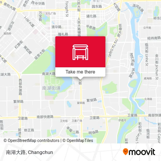 南湖大路 map