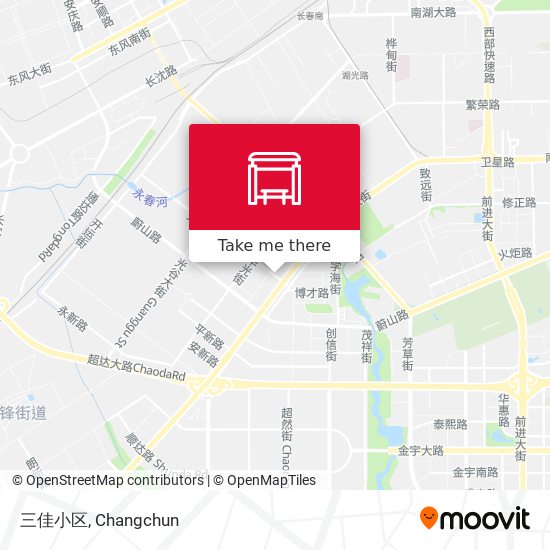 三佳小区 map