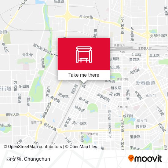 西安桥 map