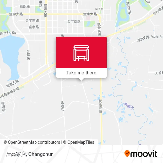 后高家店 map