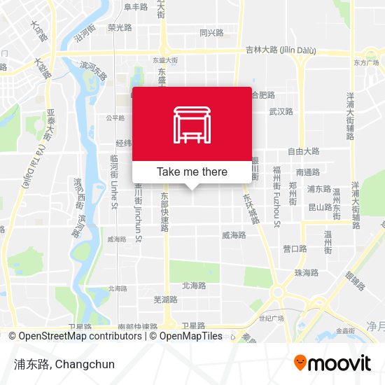 浦东路 map