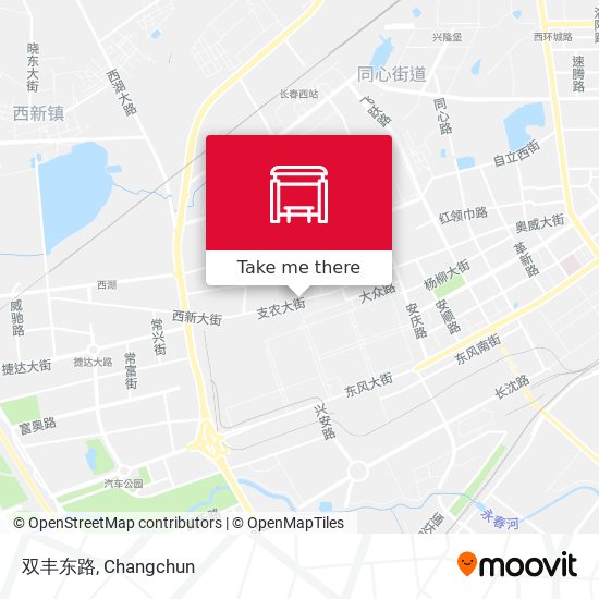 双丰东路 map