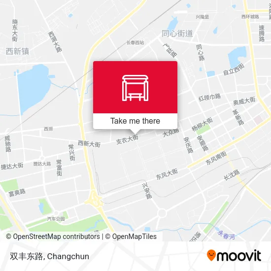 双丰东路 map