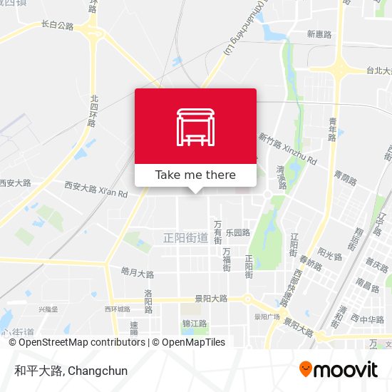 和平大路 map