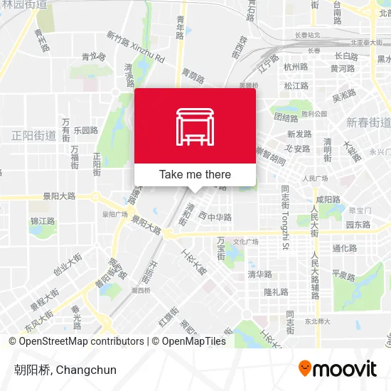 朝阳桥 map