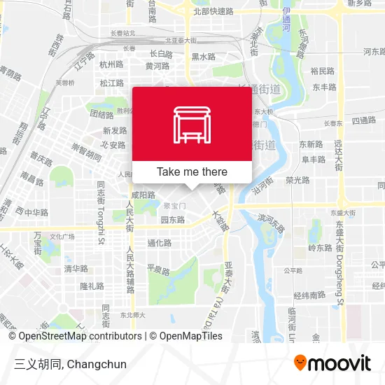 三义胡同 map