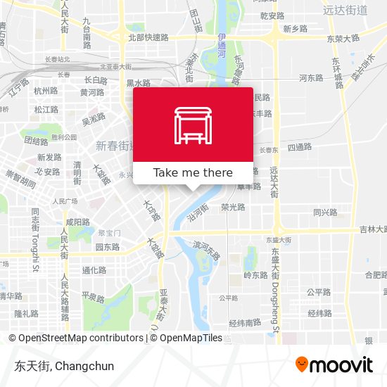 东天街 map