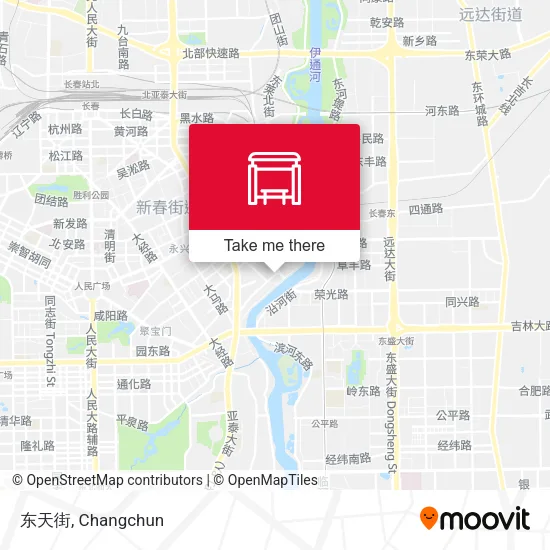 东天街 map
