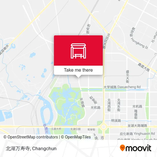 北湖万寿寺 map