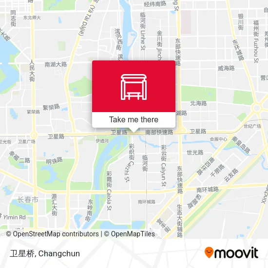 卫星桥 map