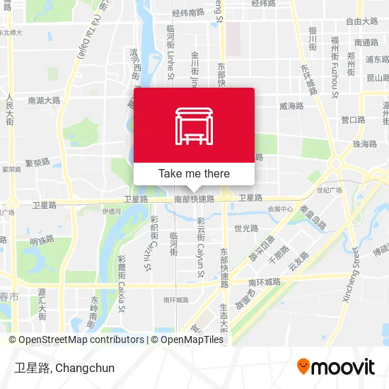 卫星路 map