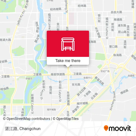 湛江路 map