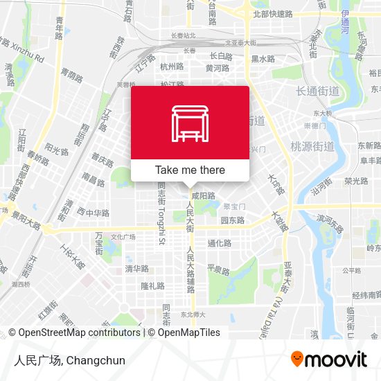 人民广场 map