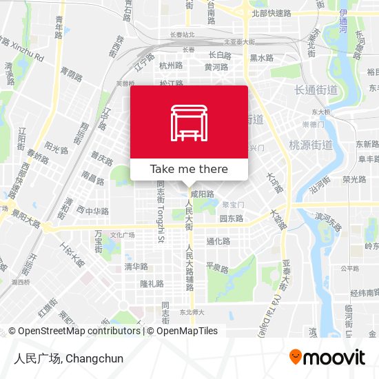 人民广场 map