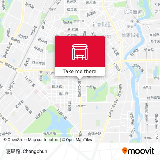 惠民路 map
