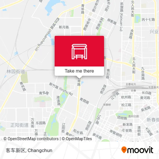 客车新区 map