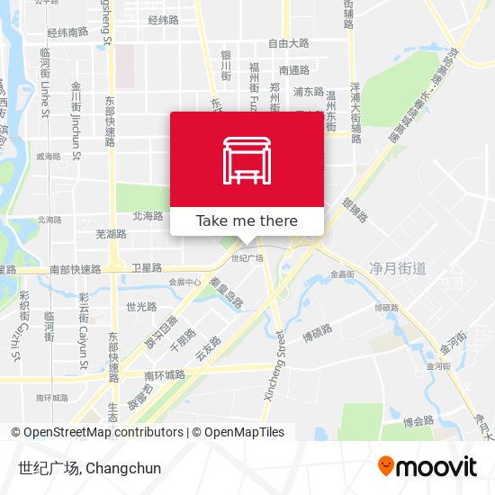 世纪广场 map