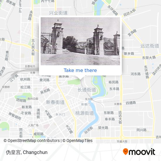 伪皇宫 map