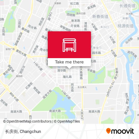 长庆街 map