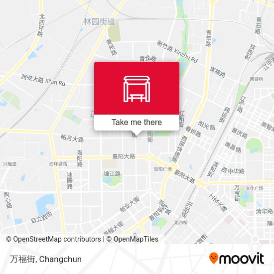 万福街 map