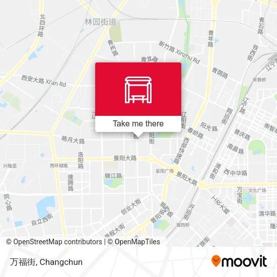 万福街 map