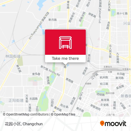 花园小区 map