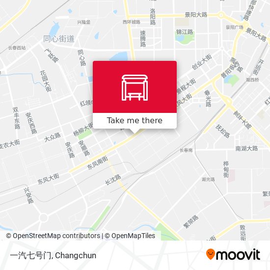 一汽七号门 map