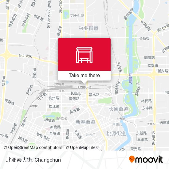 北亚泰大街 map