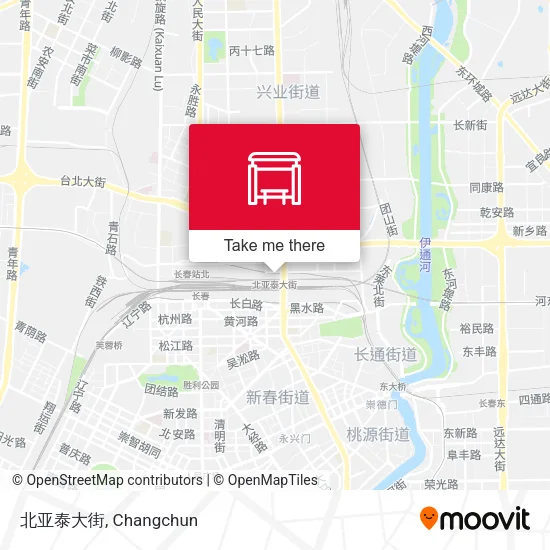 北亚泰大街 map