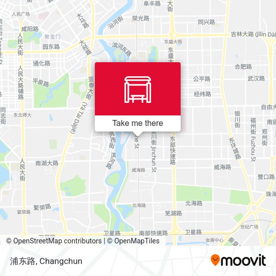 浦东路 map