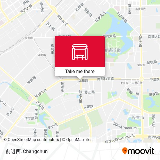 前进西 map