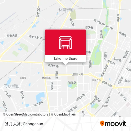 皓月大路 map