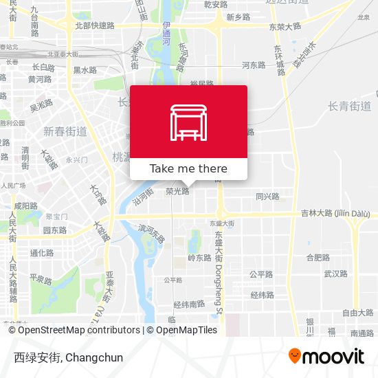西绿安街 map