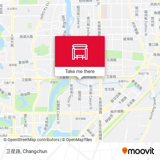 卫星路 map